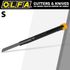 OLFA Model 's' Compact Cutter Snap Off Knife All Steel Body
